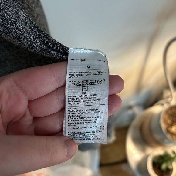 Old Navy Long-Line Open-Front Sweater - Grey - Picture 7 of 7